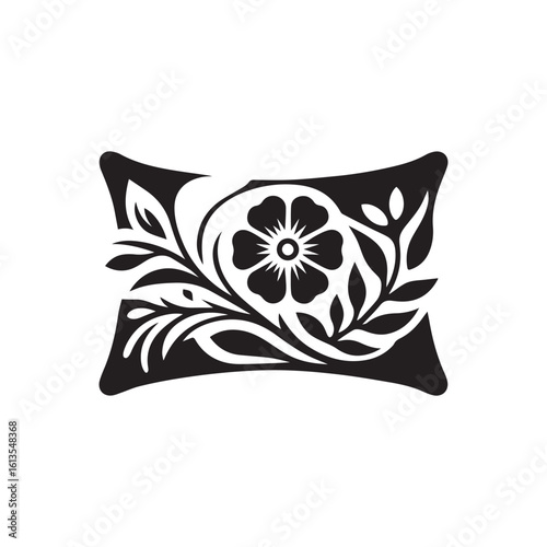 accent  pillow   logo icon illustration flat