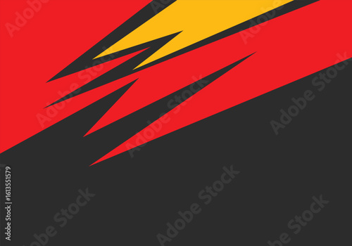 Vibrant Abstract Background with Sharp Geometric and Arrow Line Elements with some copy space area