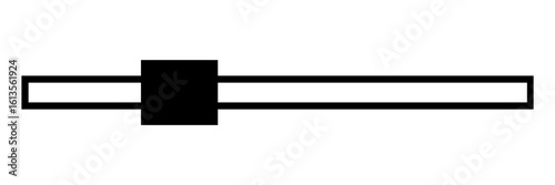 Slider bar vector. Slider timeline