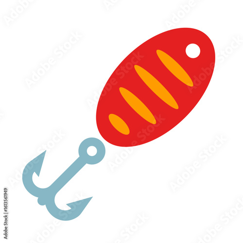 Fishing bait. Fishing lure icon