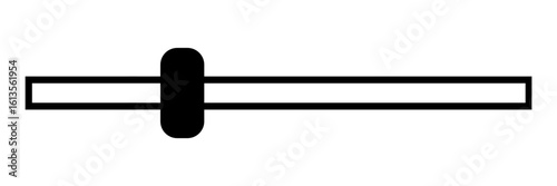 Timeline bar vector. Slider timeline