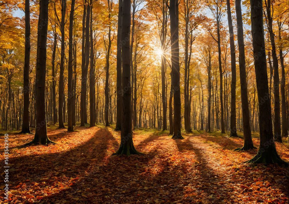 Obraz premium autumn in the forest