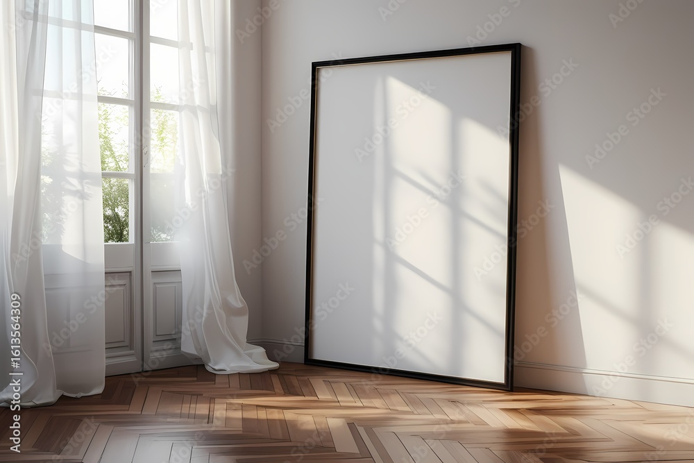 Fototapeta premium empty room with window