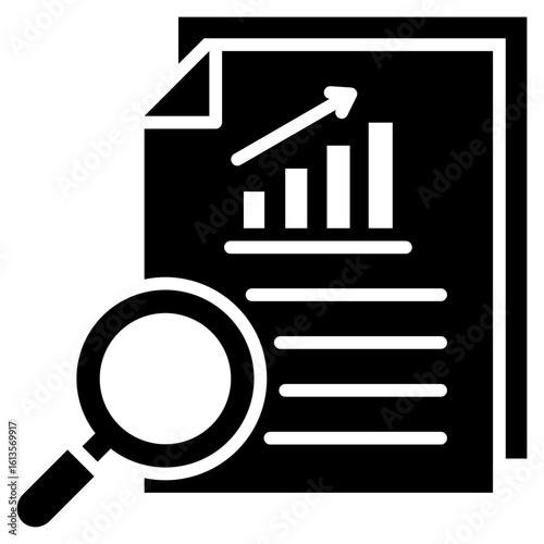 Reporting Glyph Icon