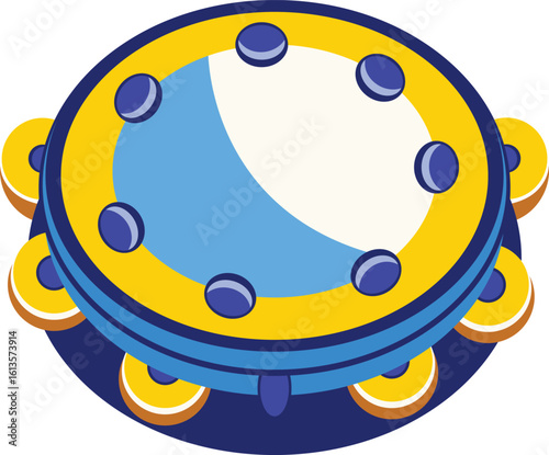 Premium quality  tambourine vector icon illustration,  tambourine vector illustration design, Editable  tambourine graphics resource