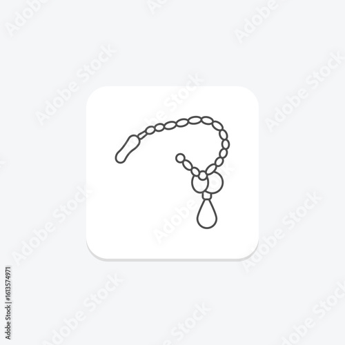 Lorgnette Chain, vector, pixel perfect, illustrator file