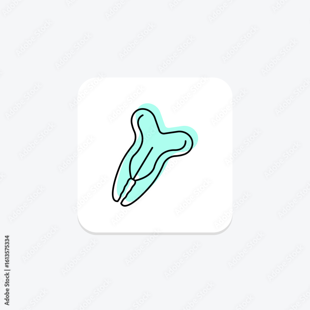 Fototapeta premium Hair Clip, vector, pixel perfect, illustrator file