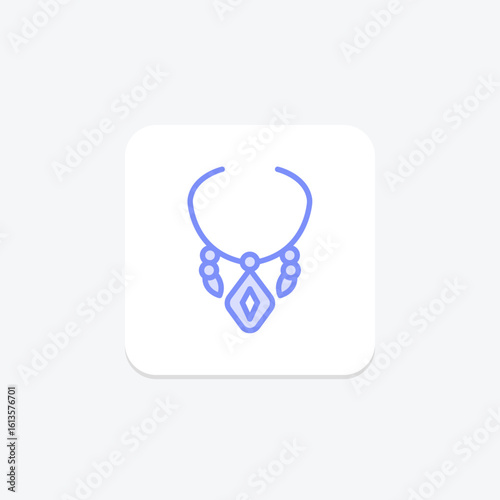 Statement Necklace, vector, pixel perfect, illustrator file