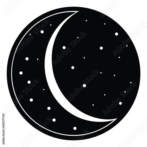 moon vector icon
