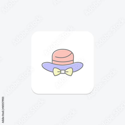 Fascinator, vector, pixel perfect, illustrator file