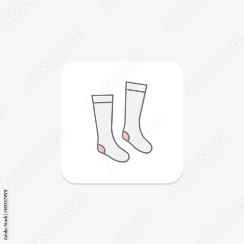 Leg Warmers, vector, pixel perfect, illustrator file