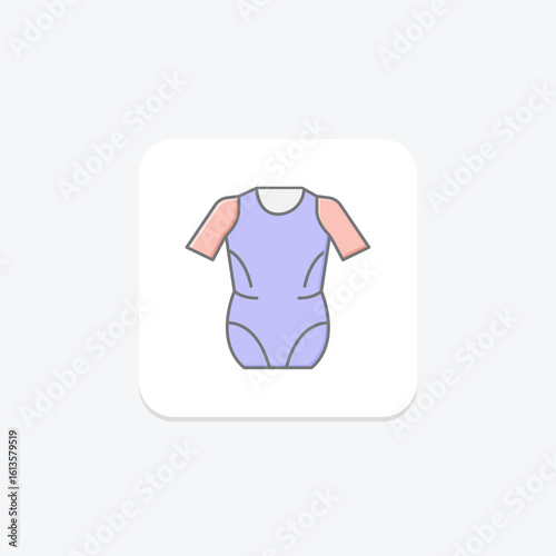 Bodysuit, vector, pixel perfect, illustrator file