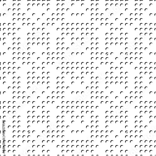  3d relief tiles.Vector pattern with symmetrical elements. Modern stylish abstract texture. Repeating tiles from striped elements. Black and white pattern.