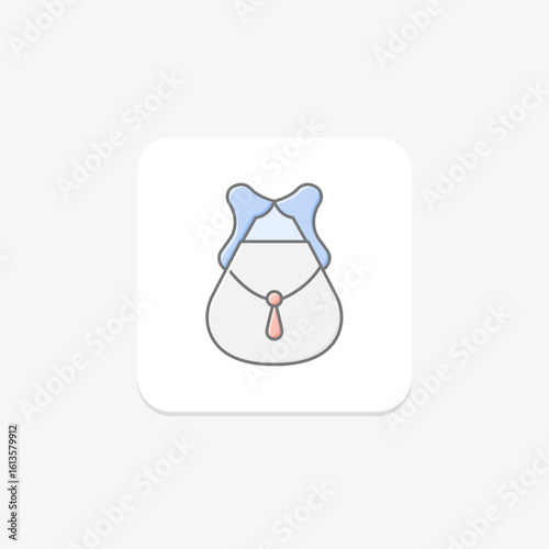 Chatelaine Bag, vector, pixel perfect, illustrator file