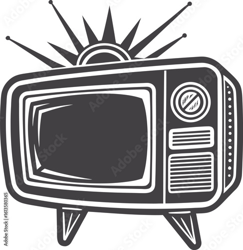 retro tv icon