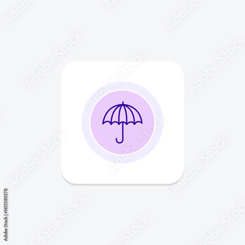 Umbrella, vector, pixel perfect, illustrator file