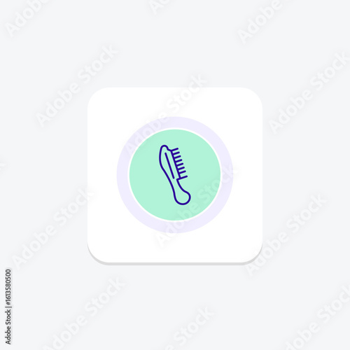 Hair Comb, vector, pixel perfect, illustrator file