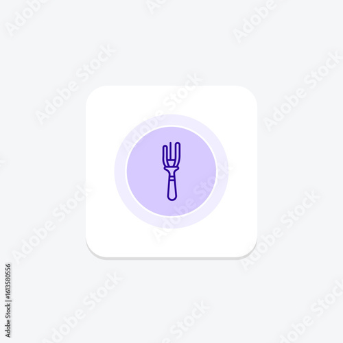 Hair Fork, vector, pixel perfect, illustrator file