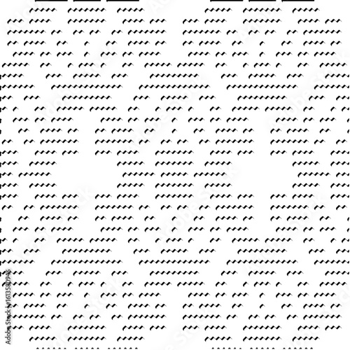 3d relief tiles.Vector pattern with symmetrical elements. Modern stylish abstract texture. Repeating tiles from striped elements. Black and white pattern.