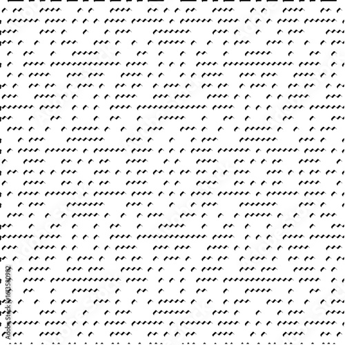 3d relief tiles.Vector pattern with symmetrical elements. Modern stylish abstract texture. Repeating tiles from striped elements. Black and white pattern.