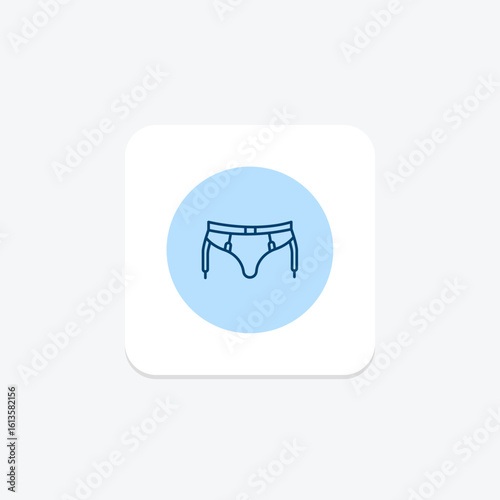 Suspender Belt, vector, pixel perfect, illustrator file