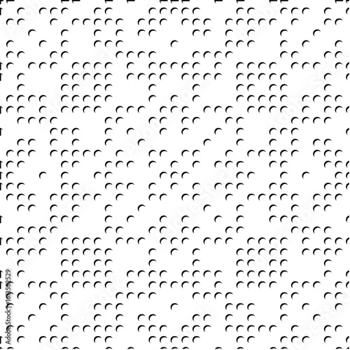 3d relief tiles.Vector pattern with symmetrical elements. Modern stylish abstract texture. Repeating tiles from striped elements. Black and white pattern.