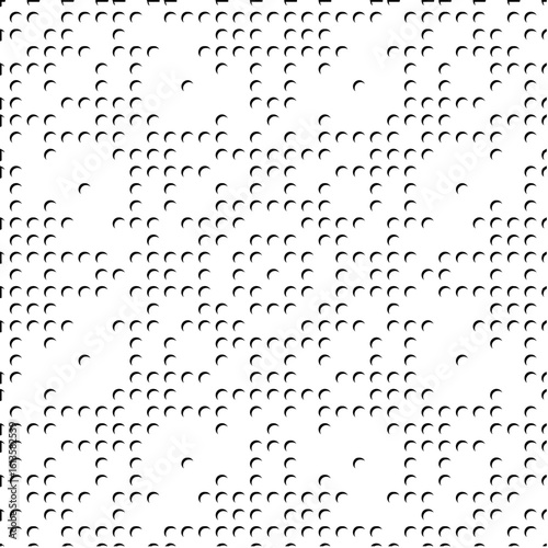 3d relief tiles.Vector pattern with symmetrical elements. Modern stylish abstract texture. Repeating tiles from striped elements. Black and white pattern.