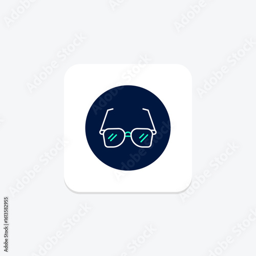 Eyeglasses, vector, pixel perfect, illustrator file