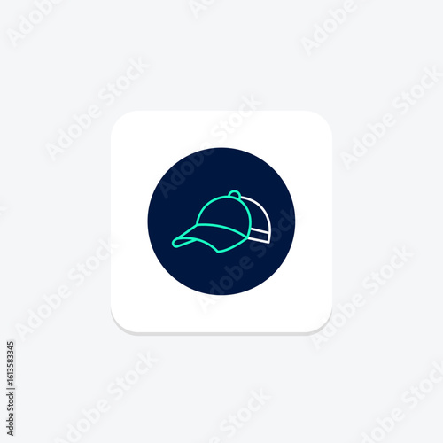 Baseball Cap, vector, pixel perfect, illustrator file