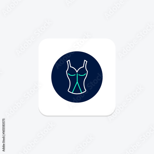 Bustier, vector, pixel perfect, illustrator file