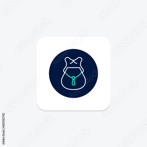 Chatelaine Bag, vector, pixel perfect, illustrator file