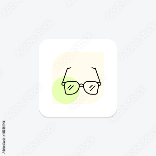 Eyeglasses, vector, pixel perfect, illustrator file