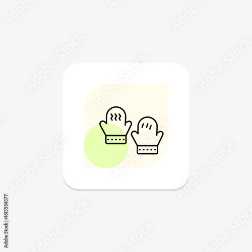 Mittens, vector, pixel perfect, illustrator file