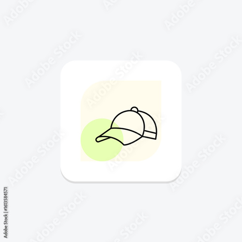 Baseball Cap, vector, pixel perfect, illustrator file
