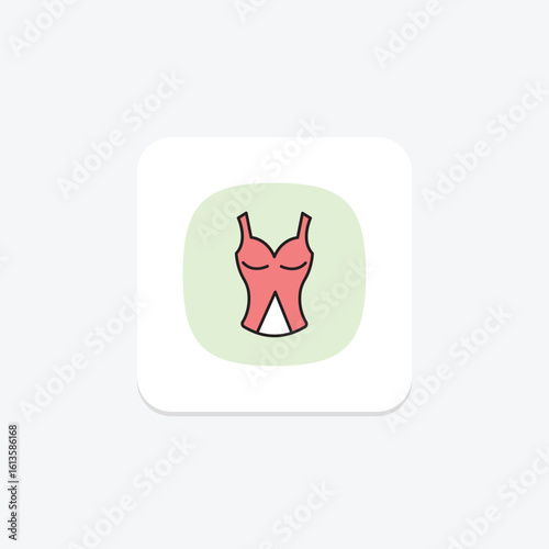 Bustier, vector, pixel perfect, illustrator file