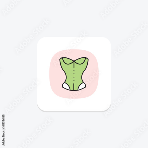 Corset, vector, pixel perfect, illustrator file