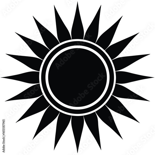 sun vector icon