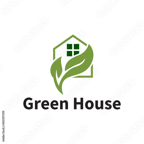 Eco-Tech Greenhouse Logo for Modern Agriculture Solutions