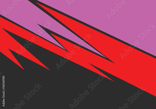 Vibrant Abstract Background with Sharp Geometric and Arrow Line Elements with some copy space area