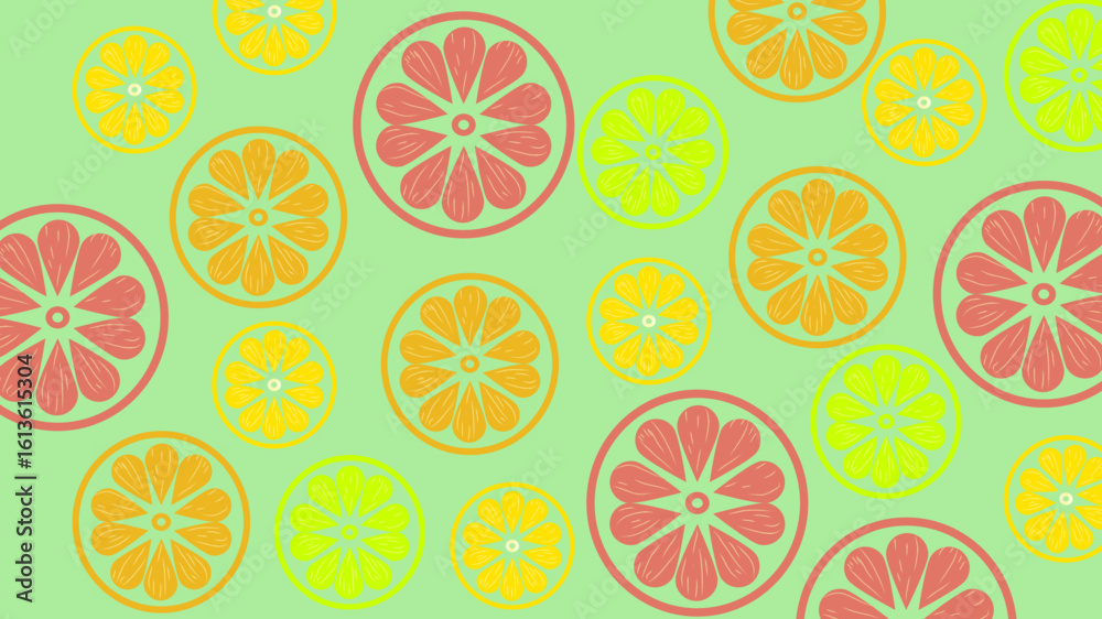 Seamless orange pattern ipad for background Seamless orange pattern ipad for background