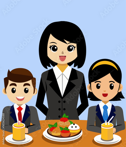 Woman in business suit