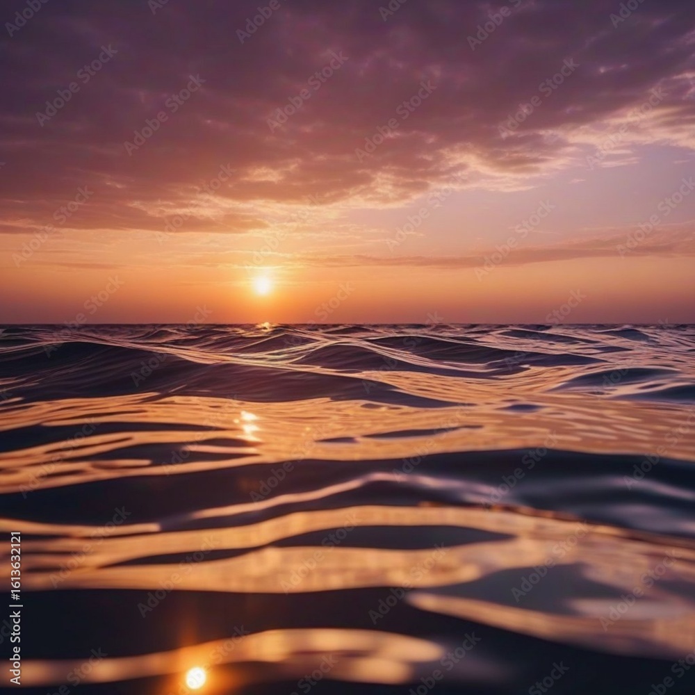 Obraz premium sunset over the sea