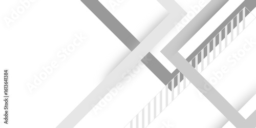 Abstract white and grey gradient overlay texture shiny line background. layered in modern abstract pattern design Space design concept Suit for business, corporate, institution presentation. vector. 