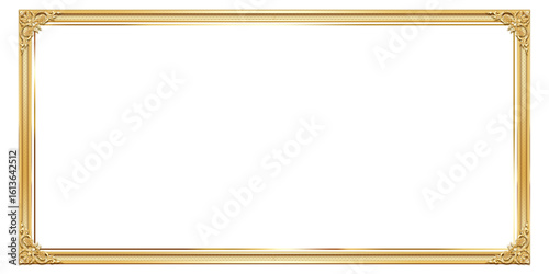 gold frame vintage border