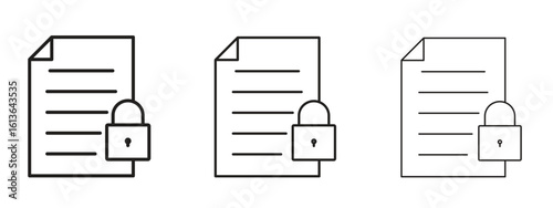 Code of conduct icon symbol line. Editable stroke width