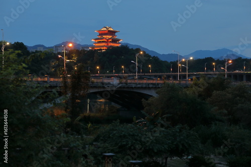 Cityscape of shaxian district Sanming China