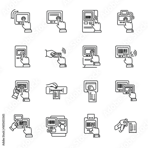 Payment terminal interactions and receipt printing