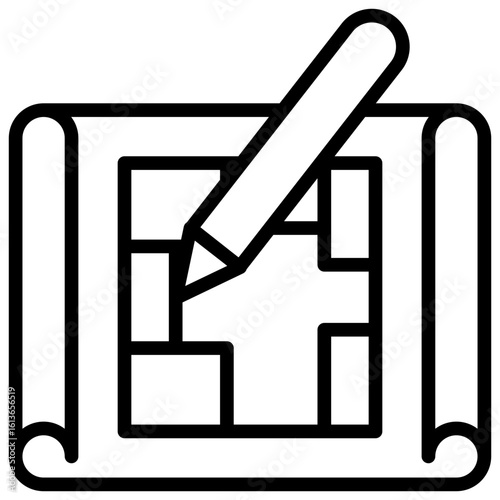 Urban Planner line icon