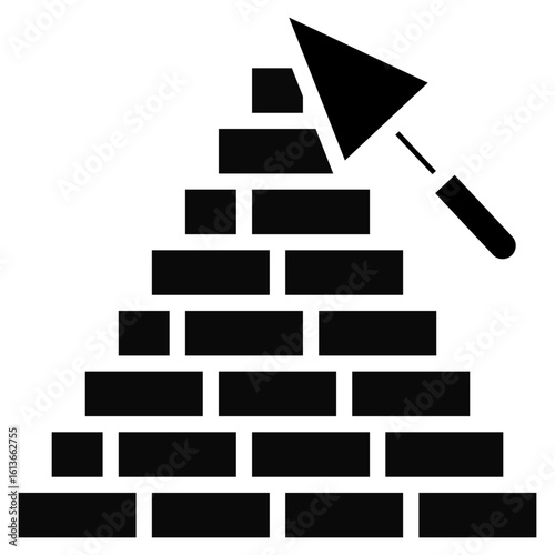 Masonry Wall glyph icon