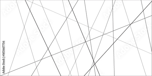 Random geometric line pattern on a transparent background. Random line low poly pattern. abstract seamless line vector. Random chaotic lines abstract geometric patterns of modern design.